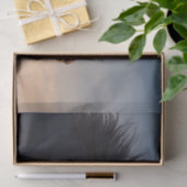 Zwart friesisch paard bij zonlicht tissuepapier (Geschenk)