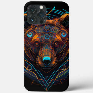Zwart Futuristisch Neon Beer Case-Mate iPhone Case