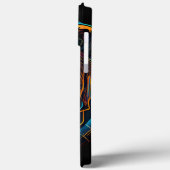 Zwart Futuristisch Neon Beer Case-Mate iPhone Case (Achterkant / Links)