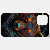 Zwart Futuristisch Neon Beer Case-Mate iPhone Case (Achterkant (horizontaal))
