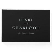 Zwart gastenboek