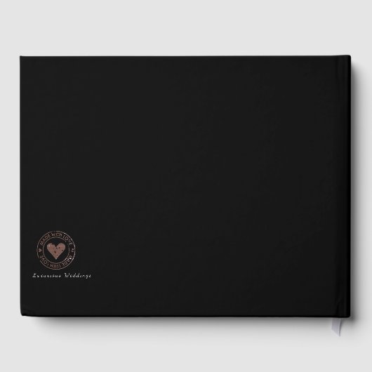 Zwart gastenboek (Achterkant)