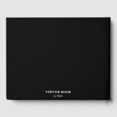 Zwart gastenboek | Moderne vakantiewoning Feedback (Achterkant)