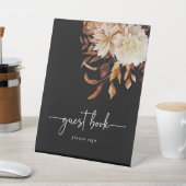 Zwart Gastenboek teken Reclamebord Met Voetstuk (Insitu)