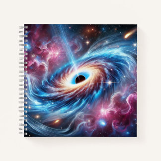Zwart Gat & Astrofysica Kosmische Energie & Ruimte Notitieboek