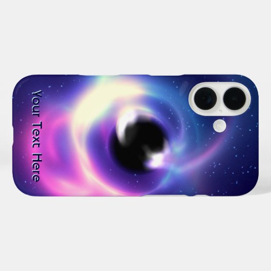 Zwart Gat Case-Mate iPhone Case (Achterkant (horizontaal))