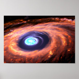 Zwart Gat Galactische Explosie Universum Nachtelij Poster