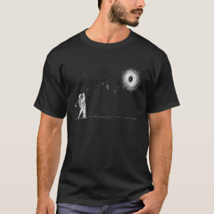 Zwart gat in één t-shirt