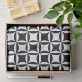 Zwart gat in het deurpatroon tissuepapier (Geschenk)