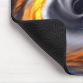 Zwart gat in Space Mousepad Muismat (Hoek)