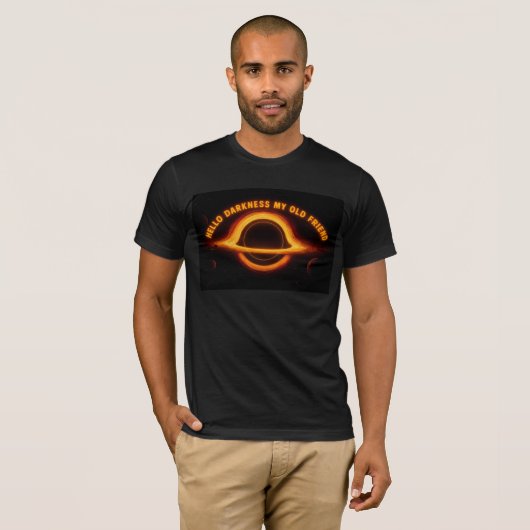 Zwart Gat Interstellaire Conversatie T-shirt (Voorkant volledig)