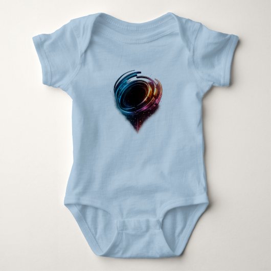Zwart Gat – Kosmisch Ruimte & Universum Design Romper (Voorkant)