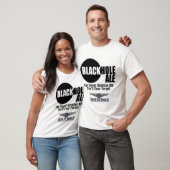 Zwart Gat Licht T-Shirt (Unisex)