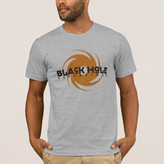 Zwart gat opnames Oranje Logo T-shirt (Voorkant)