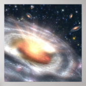 zwart gat poster (Voorkant)