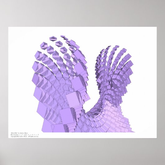 Zwart gat - Programmatische expressie Poster (Voorkant)