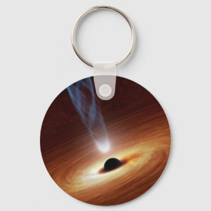 zwart gat sleutelhanger