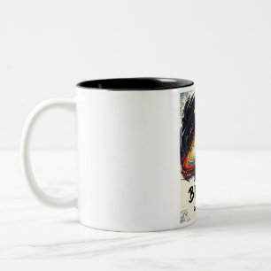 Zwart gat van verantwoordelijkheden - Funny Space Tweekleurige Koffiemok