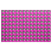 Zwart gazon kommen op heet roze, stof (Yard (91,4 cm))