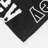 Zwart geblanket Chalkboard Names Fleece Blanket (Hoek)