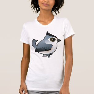 Zwart-gebluste Titmouse T-shirt