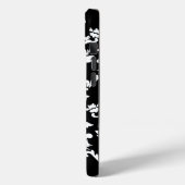 Zwart gebold Damask @ Emporiomoffa Case-Mate iPhone Case (Achterkant / Links)