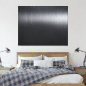 Zwart Geborsteld Metaal Acryl Canvas Afdruk (Insitu (Slaapkamer))