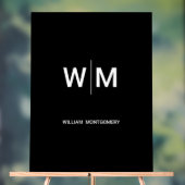 Zwart Gebrandmerkt Logo | Bedrijfsbedrijf Maatscha Acryl Bord (Neutraal)