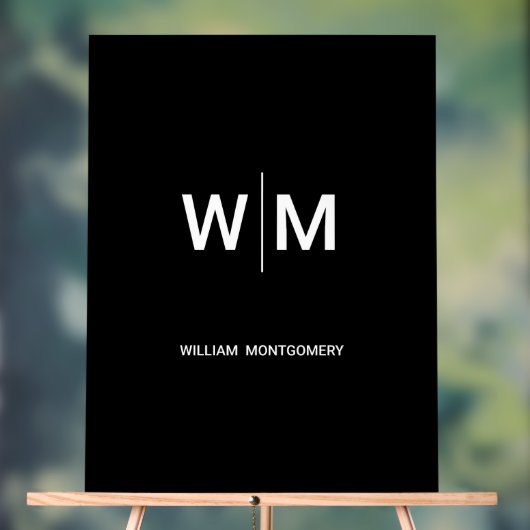 Zwart Gebrandmerkt Logo | Bedrijfsbedrijf Maatscha Acryl Bord (Neutraal)