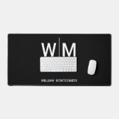 Zwart Gebrandmerkt Logo | Bedrijfsbedrijf Maatscha Bureaumat (Keyboard & Muis)