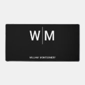 Zwart Gebrandmerkt Logo | Bedrijfsbedrijf Maatscha Bureaumat (Voorkant)