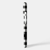 Zwart gebuffalo cheque speciaal gepersonaliseerd Case-Mate iPhone case (Achterkant / Links)