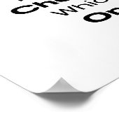 Zwart geciteerd Poster Print #19 (Hoek)