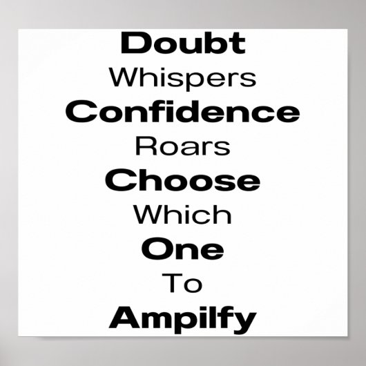 Zwart geciteerd Poster Print #19 (Voorkant)