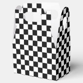 Zwart gecontroleerd bedankdoosjes (Geopend)