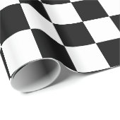 Zwart gecontroleerd cadeaupapier (Rol Hoek)