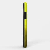 Zwart-geel abstract patroonschilderij Case-Mate iPhone case (Achterkant/rechts)