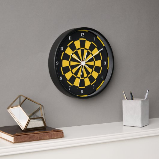 Zwart geel Dartboard (Kantoor)