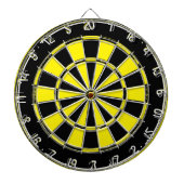  zwart-geel dartboard dartbord (Voorkant)