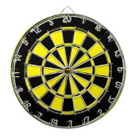  zwart-geel dartboard