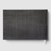 Zwart Geel Koel Krijt Congrats Afstuderen Gastenboek (Achterkant)