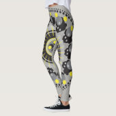 Zwart-geel Leggings (Links)