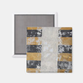 Zwart-geel Magneet (Voorkant / Achterkant)