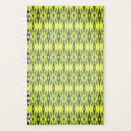 Zwart-geel patroon planner