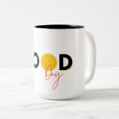 Zwart geel rood maken een goede dag Mok (Voorkant rechts)