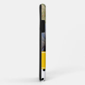 Zwart Geel Stippen Foto Sjabloon Aangepaste Naam Case-Mate iPhone Case (Achterkant/rechts)