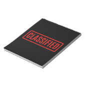 zwart gefrankeerd ingedeeld Notitieblok (Linkerzijde)