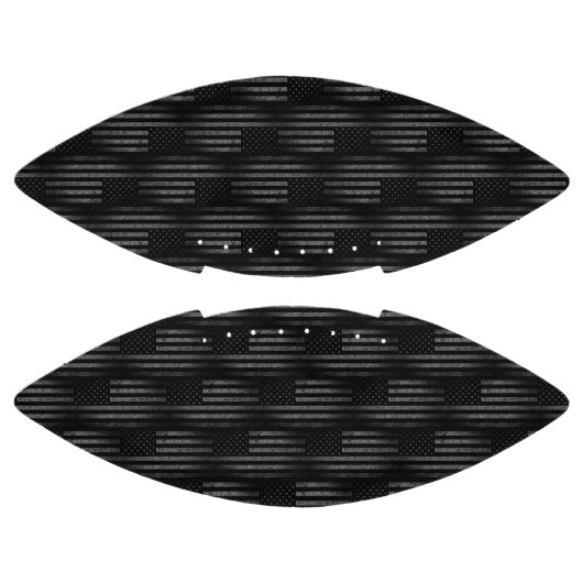  zwart gegoten Amerikaans vlagpatroon American Football (Panelen)