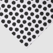 Zwart gegoten papier voor dot papier (Detail)