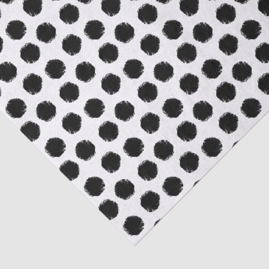 Zwart gegoten papier voor dot papier (Detail)